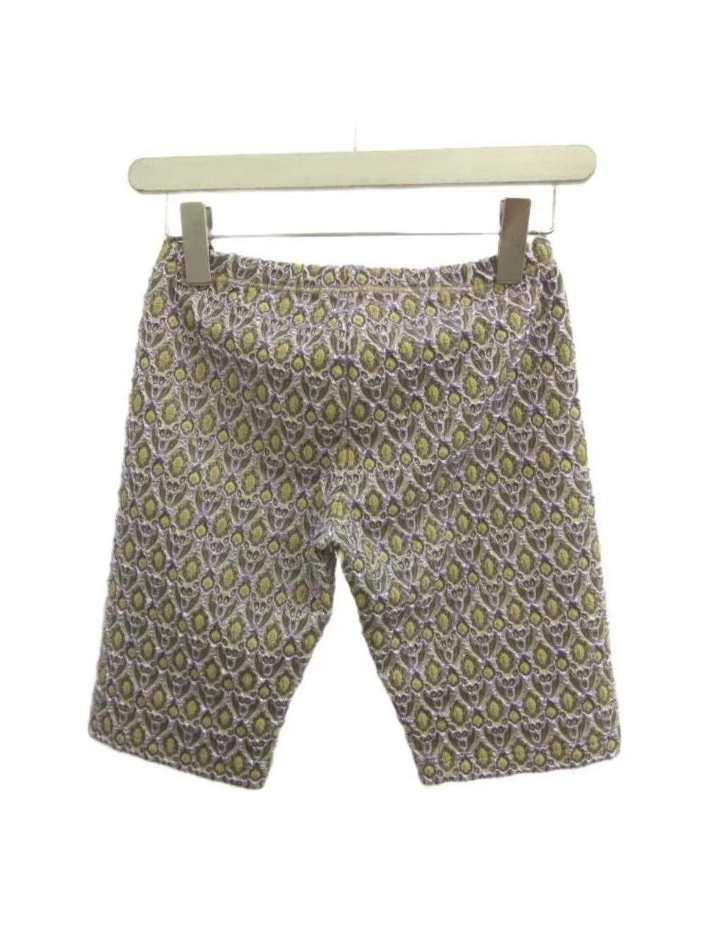 Louis Vuitton Stretchpants Half Length Jacquard Mark Jacobs Era Purple 36